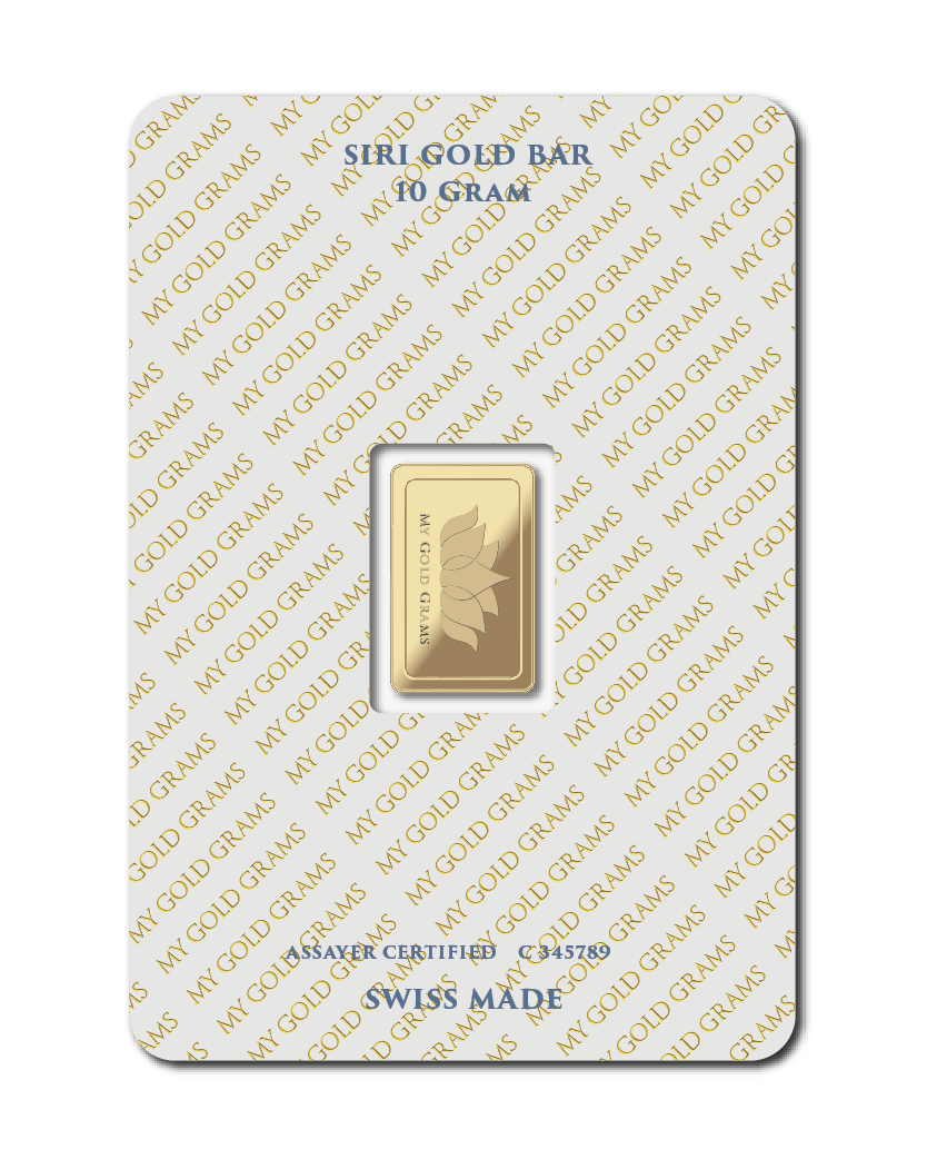 10g Gold Bar of 999.9 Purity (10 GOLD Tokens)